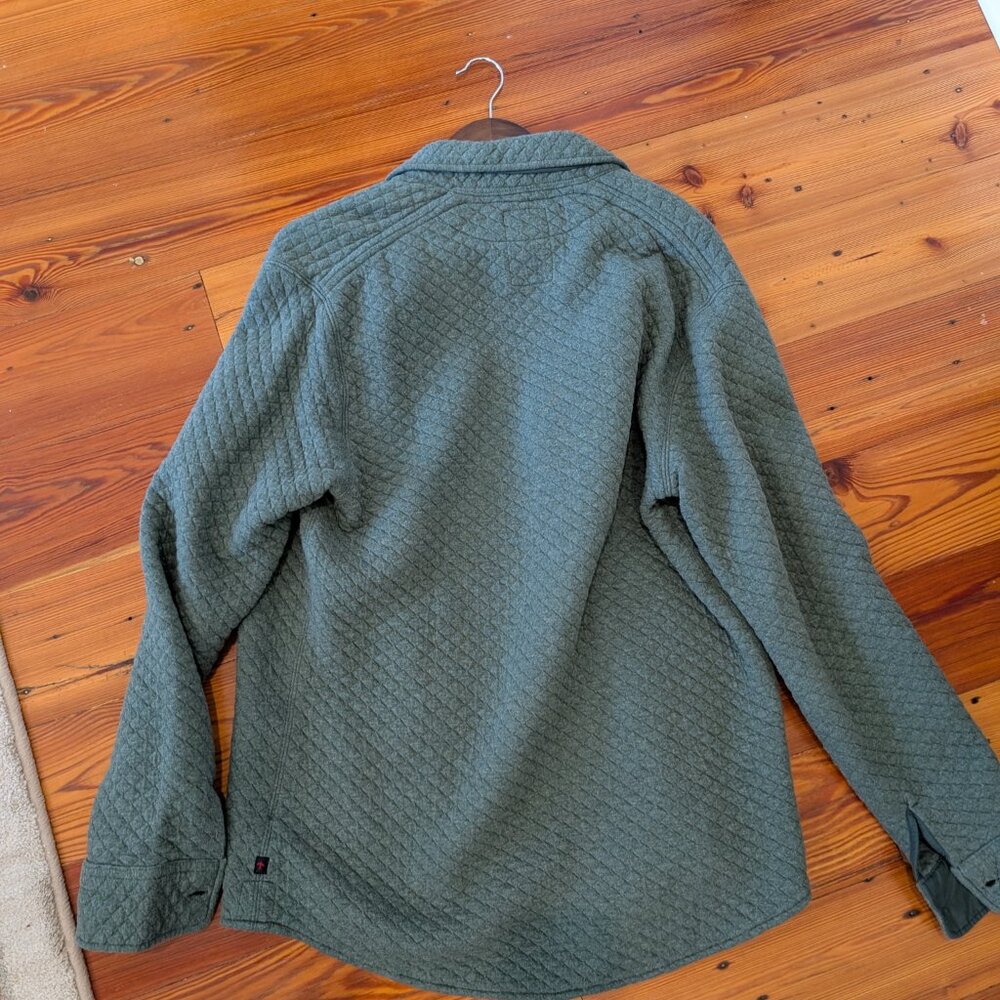 Relwen Bubble Knit Shirt (Shale Green Heather) - Picture 3 of 4